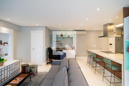 Sala de apartamento para alugar com 2 quartos, 94m² em Cidade Monções, São Paulo