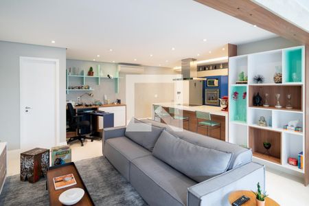Sala de apartamento para alugar com 2 quartos, 94m² em Cidade Monções, São Paulo