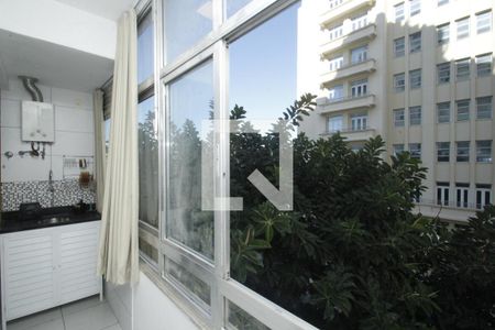 Varanda da Sala de apartamento para alugar com 1 quarto, 48m² em Centro, Rio de Janeiro