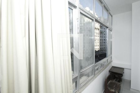 Varanda da Sala de apartamento para alugar com 1 quarto, 48m² em Centro, Rio de Janeiro