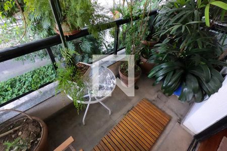 Varanda da Sala de apartamento à venda com 3 quartos, 142m² em Vila Andrade, São Paulo