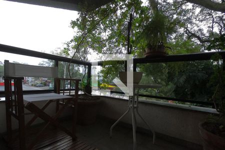 Varanda da Sala de apartamento à venda com 3 quartos, 142m² em Vila Andrade, São Paulo