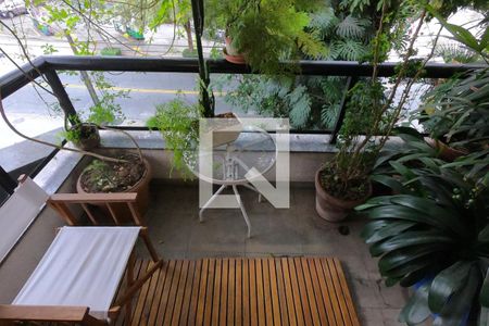 Varanda da Sala de apartamento à venda com 3 quartos, 142m² em Vila Andrade, São Paulo