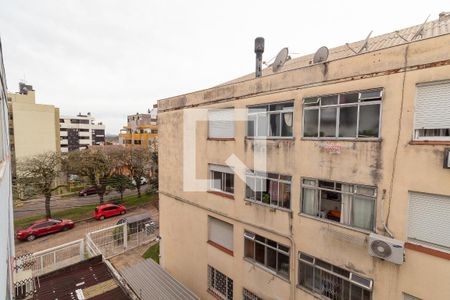 Vista da Sala de apartamento à venda com 2 quartos, 63m² em São Sebastião, Porto Alegre