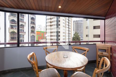 Varanda de apartamento à venda com 2 quartos, 115m² em Indianópolis, São Paulo