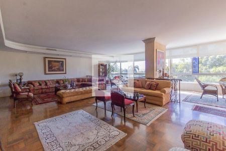 Sala de apartamento para alugar com 4 quartos, 400m² em Flamengo, Rio de Janeiro