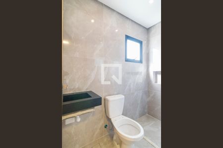Banheiro da Suite 1 de casa à venda com 2 quartos, 110m² em Vila Eldizia, Santo André