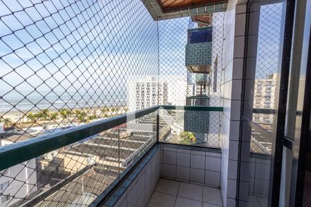 Sacada da sala de apartamento para alugar com 1 quarto, 68m² em Cidade Ocian, Praia Grande