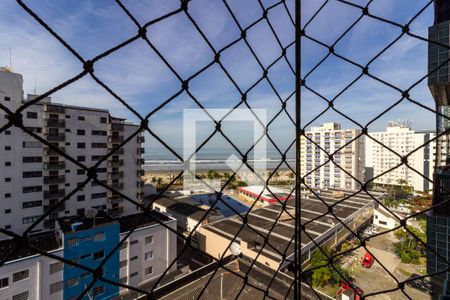 Vista da sacada da sala de apartamento para alugar com 1 quarto, 68m² em Cidade Ocian, Praia Grande