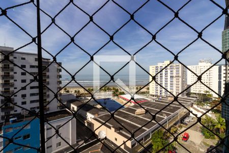 Vista da sacada do quarto de apartamento para alugar com 1 quarto, 68m² em Cidade Ocian, Praia Grande