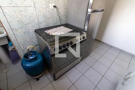 Detalhe da cozinha de apartamento para alugar com 1 quarto, 68m² em Cidade Ocian, Praia Grande