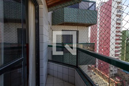 Sacada da sala de apartamento para alugar com 1 quarto, 68m² em Cidade Ocian, Praia Grande