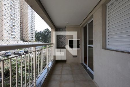 Varanda da Sala de apartamento para alugar com 3 quartos, 92m² em Parque Taboão, Taboão da Serra