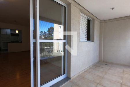 Varanda da Sala de apartamento para alugar com 3 quartos, 92m² em Parque Taboão, Taboão da Serra