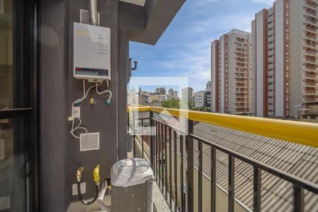 Varanda de kitnet/studio para alugar com 1 quarto, 28m² em Campos Elíseos, São Paulo