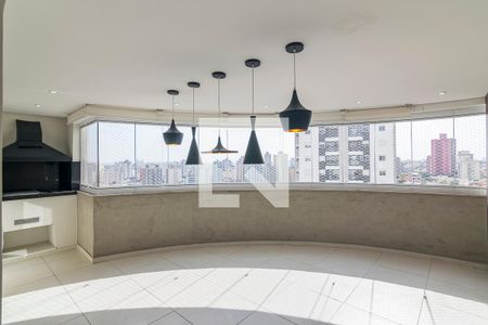 Varanda Gourmet de apartamento para alugar com 3 quartos, 126m² em Vila Scarpelli, Santo André