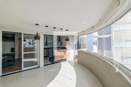 Varanda Gourmet de apartamento para alugar com 3 quartos, 126m² em Vila Scarpelli, Santo André