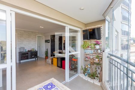 Varanda da Sala de apartamento à venda com 2 quartos, 86m² em Jardim Aeroporto, São Paulo