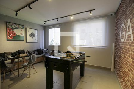 Apartamento à venda com 34m², 2 quartos e sem vagaSalão de jogos