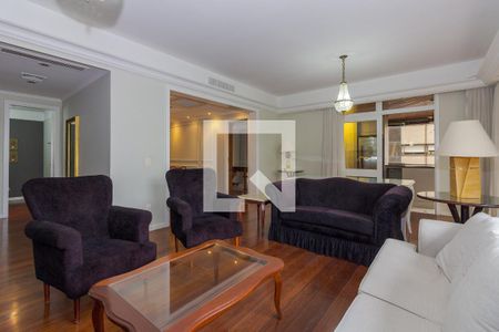 Sala de apartamento para alugar com 3 quartos, 220m² em Petrópolis, Porto Alegre
