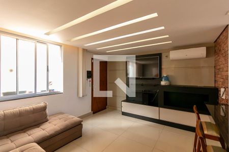 Sala de apartamento à venda com 3 quartos, 80m² em Madre Gertrudes, Belo Horizonte