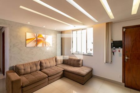 Sala de apartamento à venda com 3 quartos, 80m² em Madre Gertrudes, Belo Horizonte