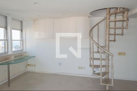 Sala/Cozinha de apartamento à venda com 1 quarto, 72m² em Barra da Tijuca, Rio de Janeiro