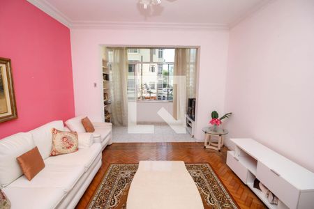 Sala de Estar de apartamento à venda com 2 quartos, 97m² em Botafogo, Rio de Janeiro