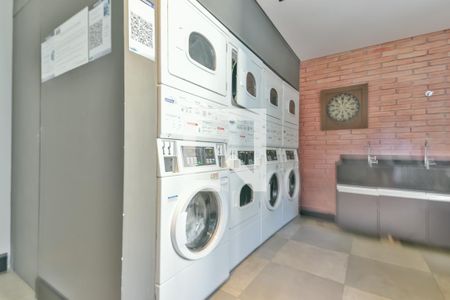 Área comum - Lavanderia de kitnet/studio para alugar com 1 quarto, 34m² em Consolação, São Paulo