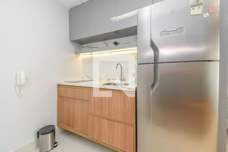 Cozinha de kitnet/studio para alugar com 1 quarto, 34m² em Consolação, São Paulo