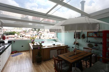 Sacada/Área de lazer de casa de condomínio à venda com 3 quartos, 240m² em Jardim Londrina, São Paulo