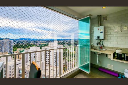 Apartamento à venda com 49m², 1 quarto e 2 vagas Apartamento à venda com 49m², 1 quarto e 2 vagasVaranda-Área de Serviço