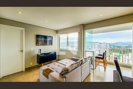 Sala de apartamento à venda com 1 quarto, 49m² em Alphaville Empresarial, Barueri