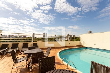 Área comum - Piscina de apartamento para alugar com 3 quartos, 76m² em Parque Amazônia, Goiânia
