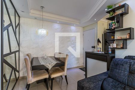 Sala de apartamento à venda com 2 quartos, 46m² em Vila Valparaíso, Santo André