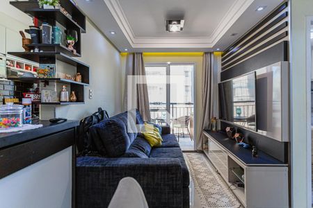 Sala de apartamento à venda com 2 quartos, 46m² em Vila Valparaíso, Santo André