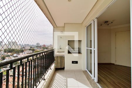 Varanda da Sala de apartamento para alugar com 3 quartos, 86m² em Lar São Paulo, São Paulo