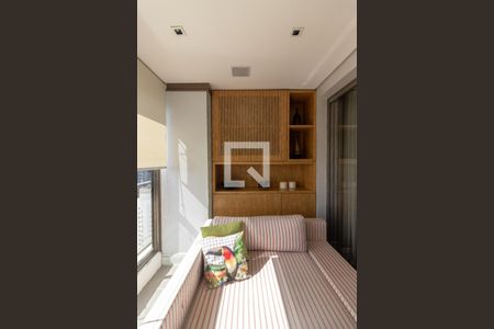 Varanda da Sala de apartamento para alugar com 1 quarto, 61m² em Itaim Bibi, São Paulo