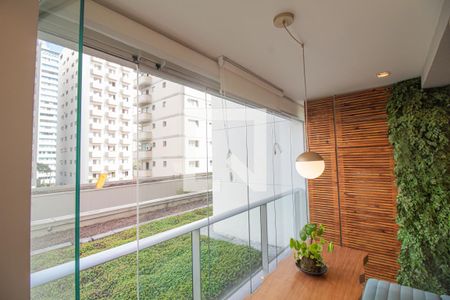 Sala de apartamento à venda com 1 quarto, 35m² em Brooklin Paulista, São Paulo