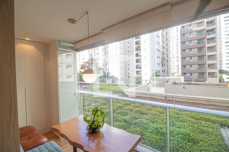 SalaSala de apartamento para alugar com 1 quarto, 35m² em Brooklin Paulista, São Paulo