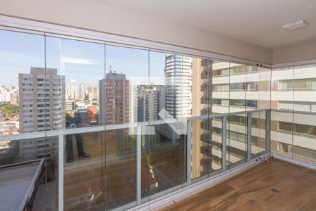 Varanda da Sala de apartamento para alugar com 1 quarto, 48m² em Vila Gertrudes, São Paulo