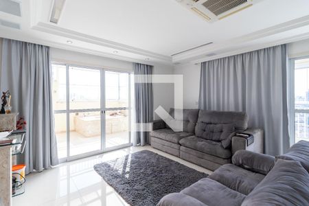 Sala de Estar de apartamento para alugar com 3 quartos, 136m² em Vila Dom Pedro Ii, São Paulo