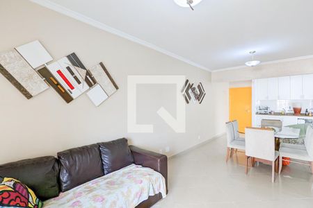 Sala de apartamento à venda com 3 quartos, 84m² em Vl Cam do Mar, São Bernardo do Campo