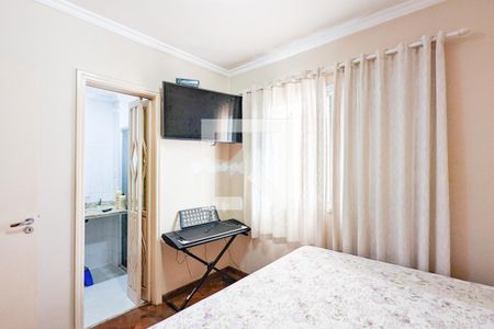 Quarto da suíte  de apartamento à venda com 3 quartos, 84m² em Vl Cam do Mar, São Bernardo do Campo