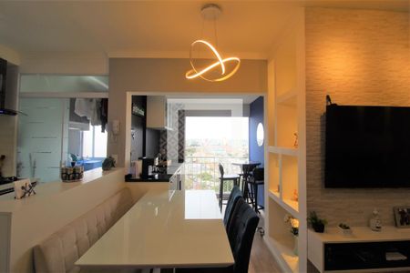 Sala de apartamento para alugar com 2 quartos, 55m² em Santa Maria, Santo André