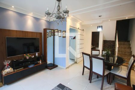 Sala de casa de condomínio à venda com 3 quartos, 185m² em Pechincha, Rio de Janeiro