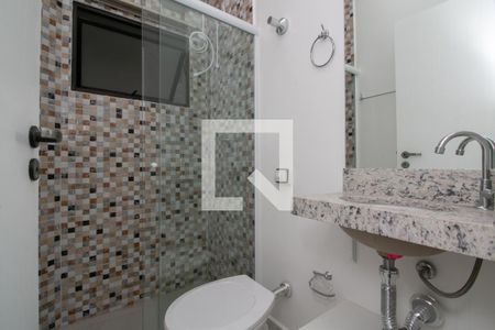 Banheiro de apartamento para alugar com 1 quarto, 20m² em Brás, São Paulo