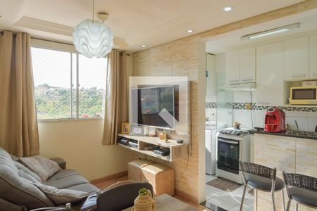 Sala de apartamento para alugar com 2 quartos, 49m² em Loteamento Parque São Martinho, Campinas