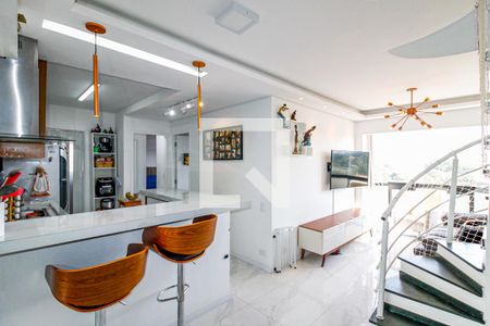 Sala de apartamento à venda com 2 quartos, 104m² em Jardim Promissão, São Paulo