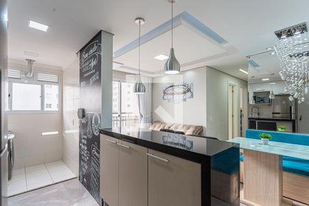 Sala de apartamento à venda com 3 quartos, 57m² em Parque São Vicente, Santo André